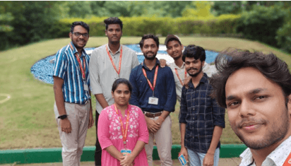 Group picture of all the interns.