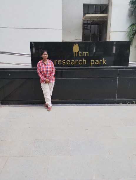 The author at the facility.